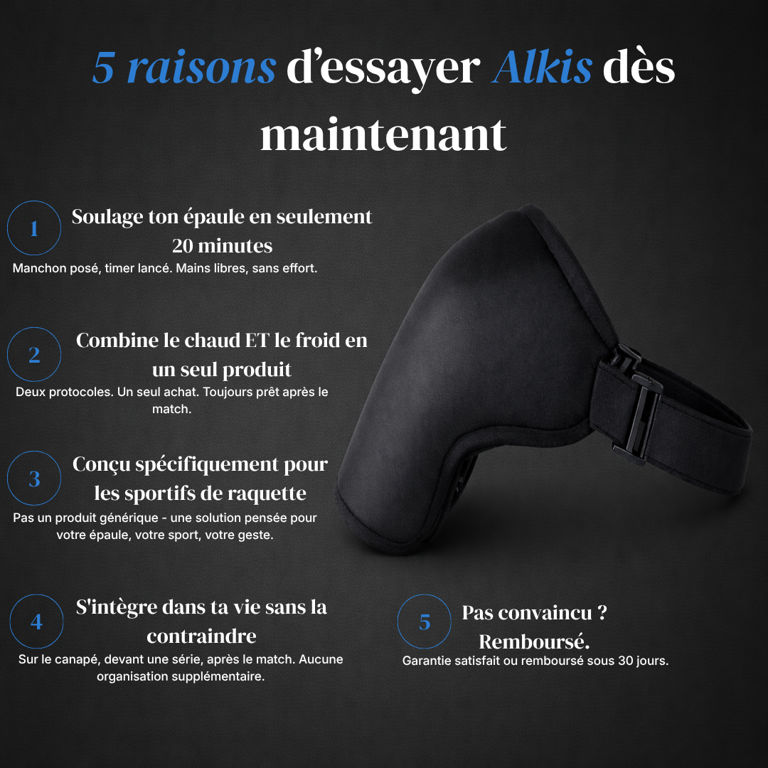 Alkis CryoPower Shoulder - Manchon de récupération épaule