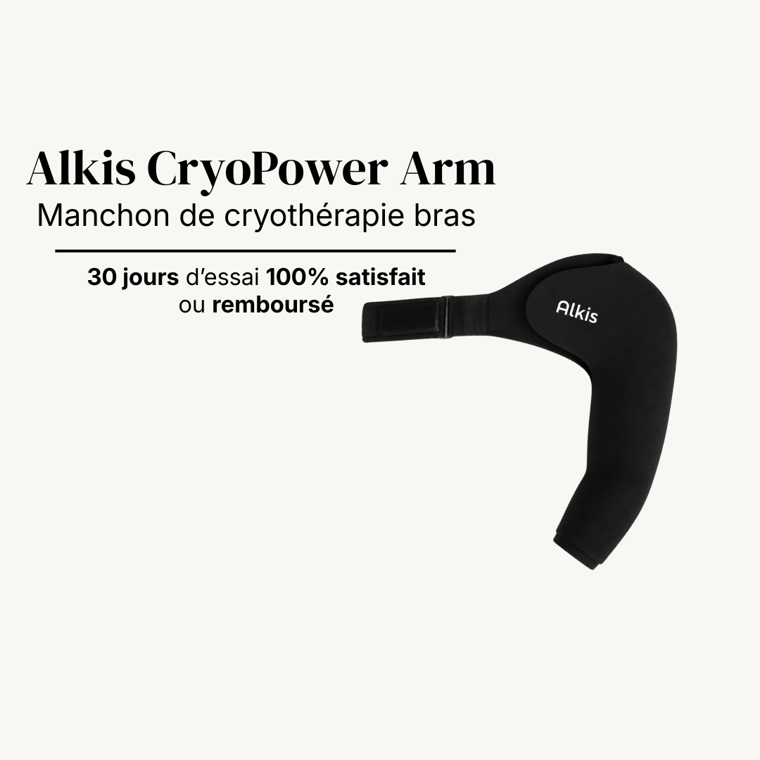 Alkis CryoPower Arm - Le manchon de récupération bras complet chaud/froid