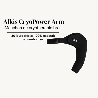 Alkis CryoPower Arm - Le manchon de récupération bras complet chaud/froid
